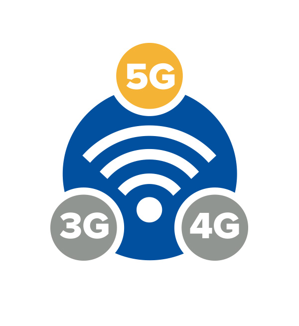 Icon von 5G Mobilfunk Technologie